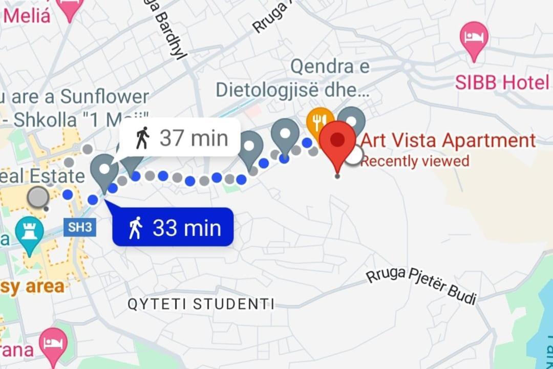 Art Vista Apartment Tirana Kültér fotó